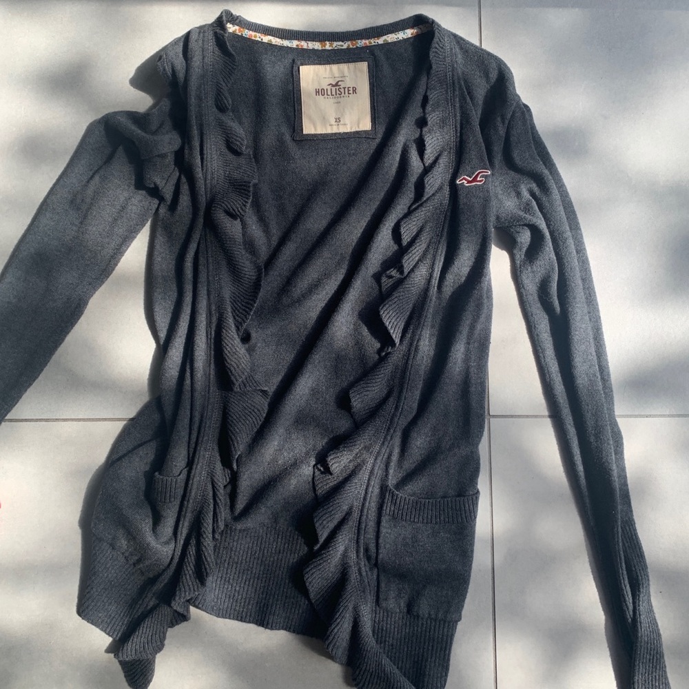 open front sweater